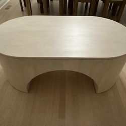  Mango Wood 48" Arch Coffee Table $250/ Obo (open Box)