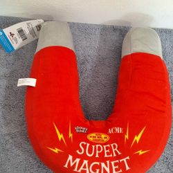 Looney Tunes ACME Super Magnet Plush Pillow – Warner Bros Official NWT