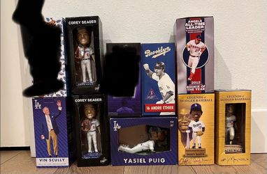 Dodger Bobbleheads - Son Heung-Min, Vin Scully,, Joe Kelly, Corey Seager, Others