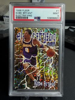1998 Fleer Kobe Bryant Electrifying #1 PSA 9