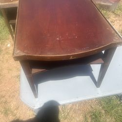 vintage Mersman table its 16 inches tall 36 inches wide and 19 inches deep