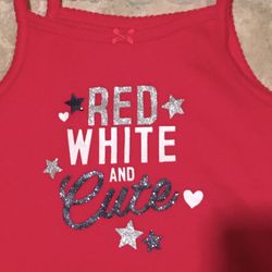 July 4th Onesie Size 12 -18 Months -NEW