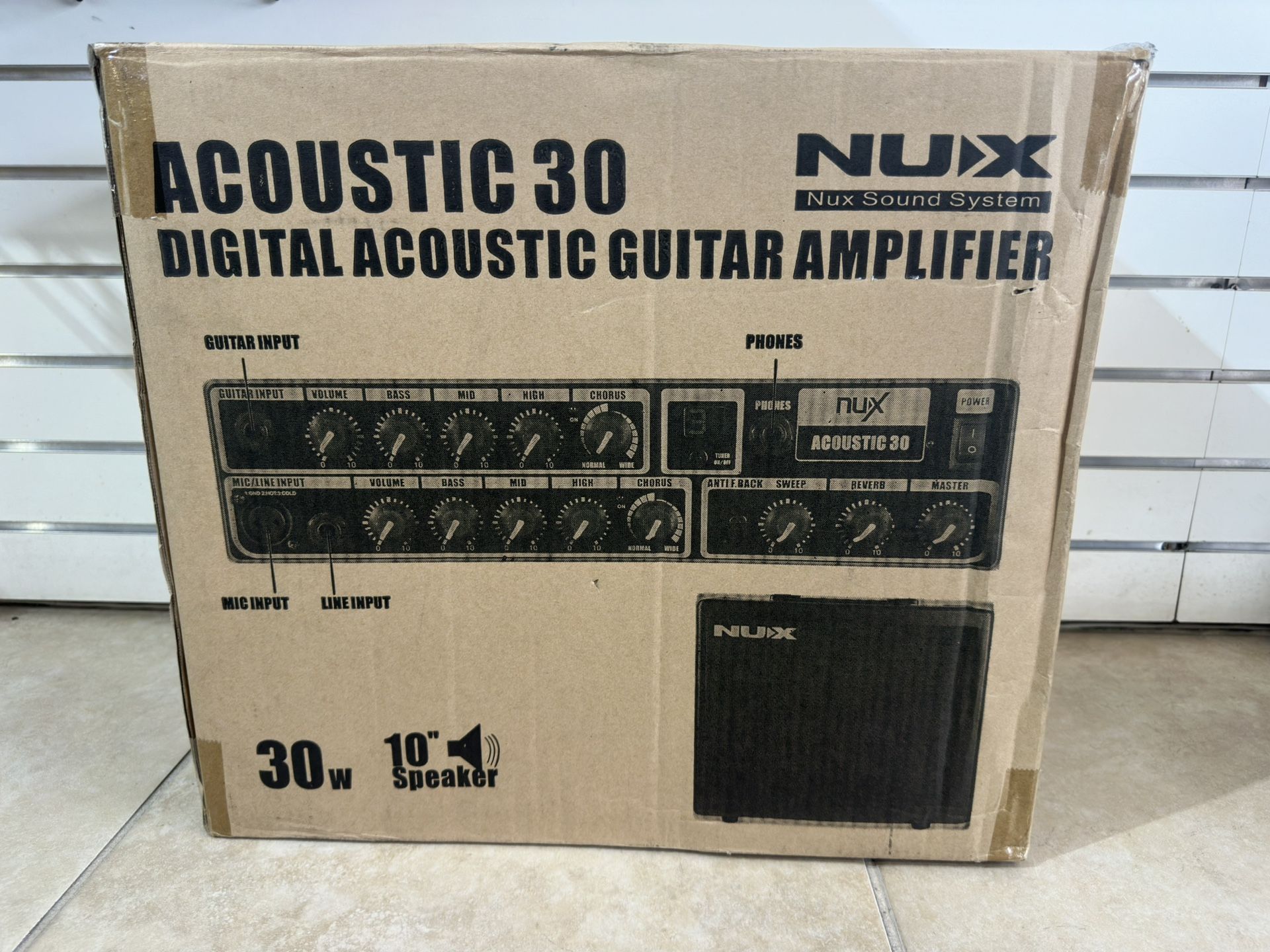 Nux 30 Digital Acoustic Guitar Amplifier