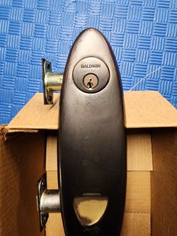 Baldwin Entry Door Handle Set