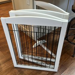 Wooden baby or doggie gate