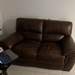 Perfect Leather Couch FREE