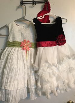 2t dressy girls dresses 8.00 for both