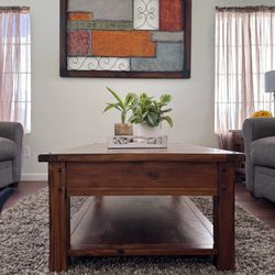 Farm House Wooden Coffee Table
