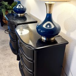 🔆🔆STUNNING AND TAKK BLACK GALAXY GRANITE nightsands/side tables/coffee tables/chest/dresser