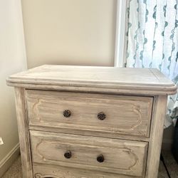 FREE Set of White Painted Solid Wood Nightstands / Dressers