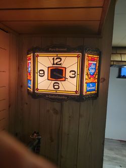 Old Style Beer Clock Vintage 