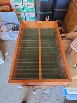 Oak Display Case