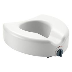 Medline Raised Toilet Seat with Lock