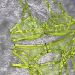 Lingerie 3 Pcs Lace Bra Set Women Embrodiery Lace Lingerie