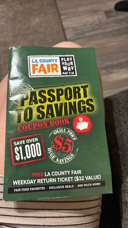 LA county fair coupon book
