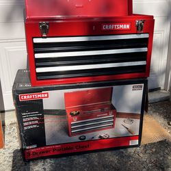 New 3 Door Craftsman Toolbox 