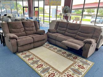 Ashley Furniture Reclining sofa set