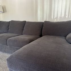 Large Family Couch W/ Chase Couch  ( Moors Furniture)