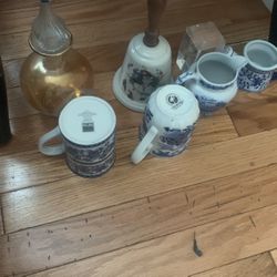 Random items bundle 7 pieces - creamer pourer, pair  of cups etc
