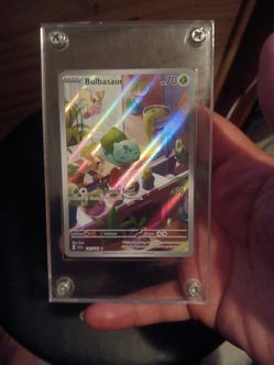 Bulbasaur  card from the Stellar Crown expansion,