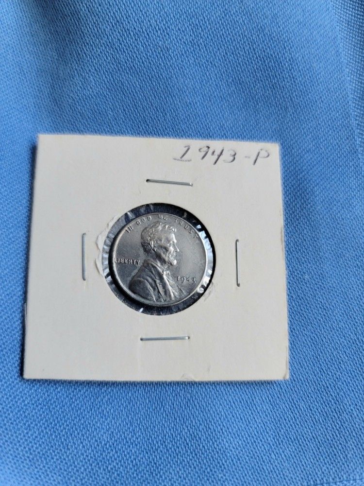 1943 Steel War Penny, AU Brilliant Strong Stamp