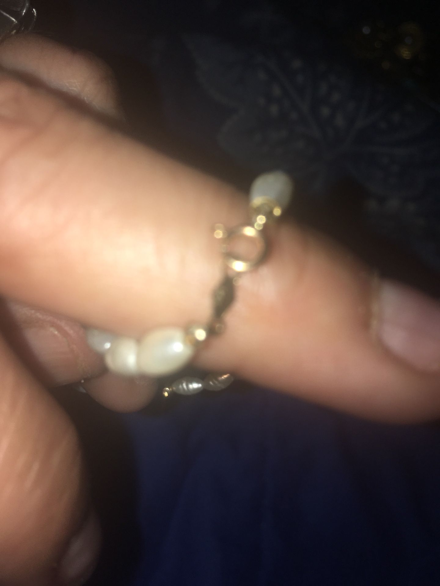 14k pearl bracelet