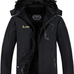 Brand New MOERDENG Men's Waterproof Ski Jacket Warm Winter Snow Coat Mountain Windbreaker Hooded Raincoat