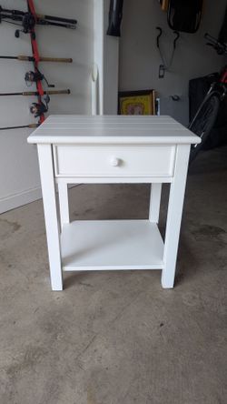 White Nightstand Pottery Barn