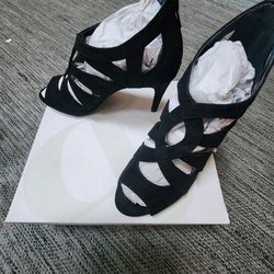 NEW - Style & Co Black Suede Heels