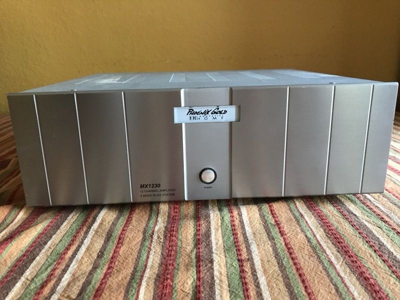 PHOENIX GOLD MX 1230 HOME AUDIO 12 CHANNEL AMPLIFIER 4 MODE BUS SYSTEM