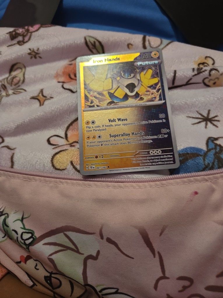 Pockemon Card Iron Hands Hp 140
