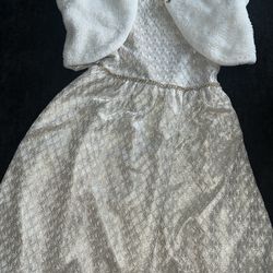 Tahari Girls Sparkly Dress & Bolero Jacket Size 12