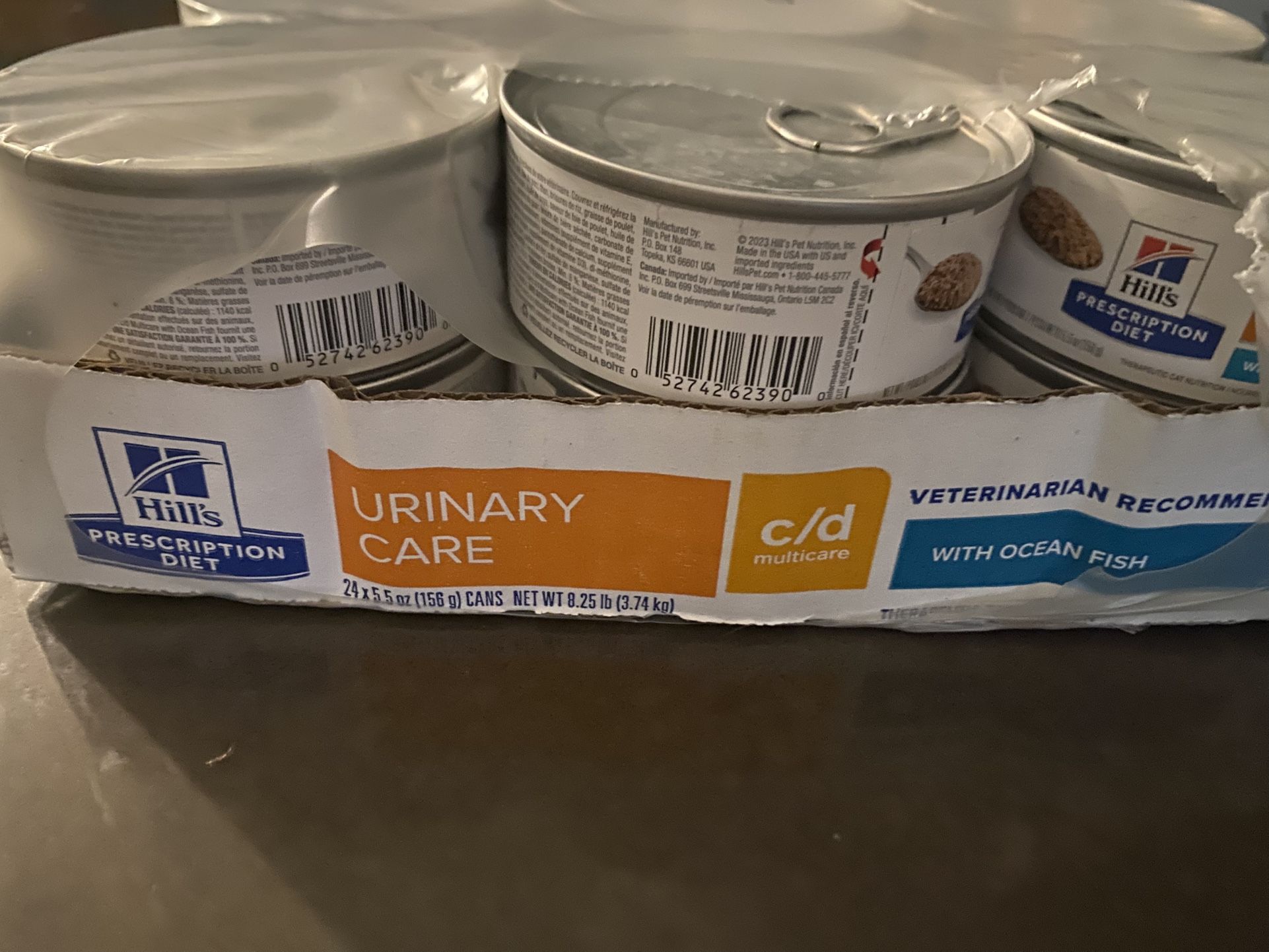 C/D Urinary Wet Cat Food Prescription 24 Cans