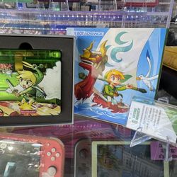 Gameboy Advance SP: Zelda Minish Cap Edition w/FREE Game Of Your Choice