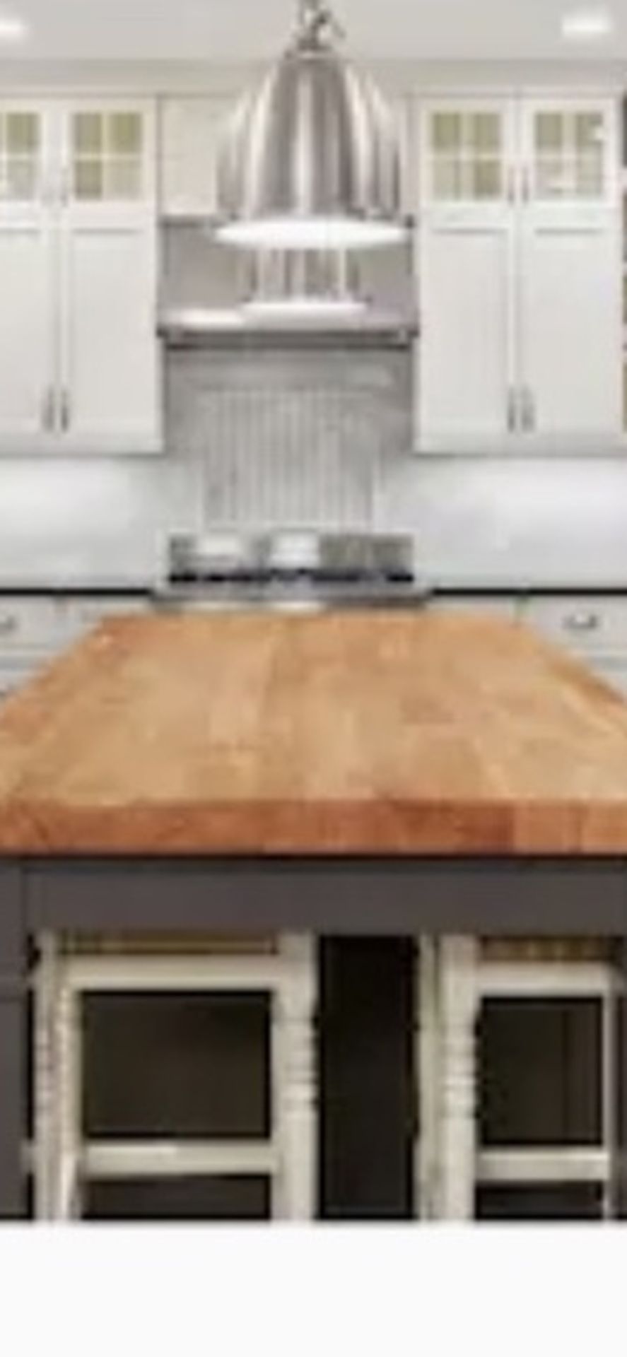 RUBBERWOOD NATURAL STRAIGHT BUTCHER BLOCK COUNTERTOP KITCHEN BRAND NEW