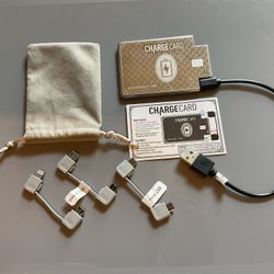 Credit Card Size Phone Charger (Silver)