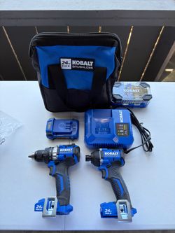 Kobalt 24V Max Brushless Drill & Impact Driver Combo Kit