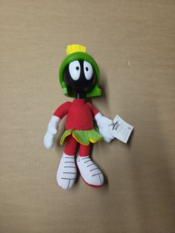 Looney Tunes Marvin The Martian Plush Toy 10.5 Inches Warner Brothers With Tags