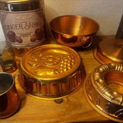 Assorted Copper Pieces For Home Decor