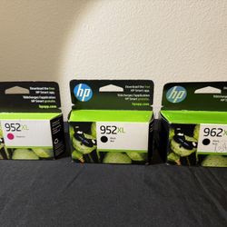 3 HP Genuine 952 XL Magenta High Yield Single Packs New Sealed