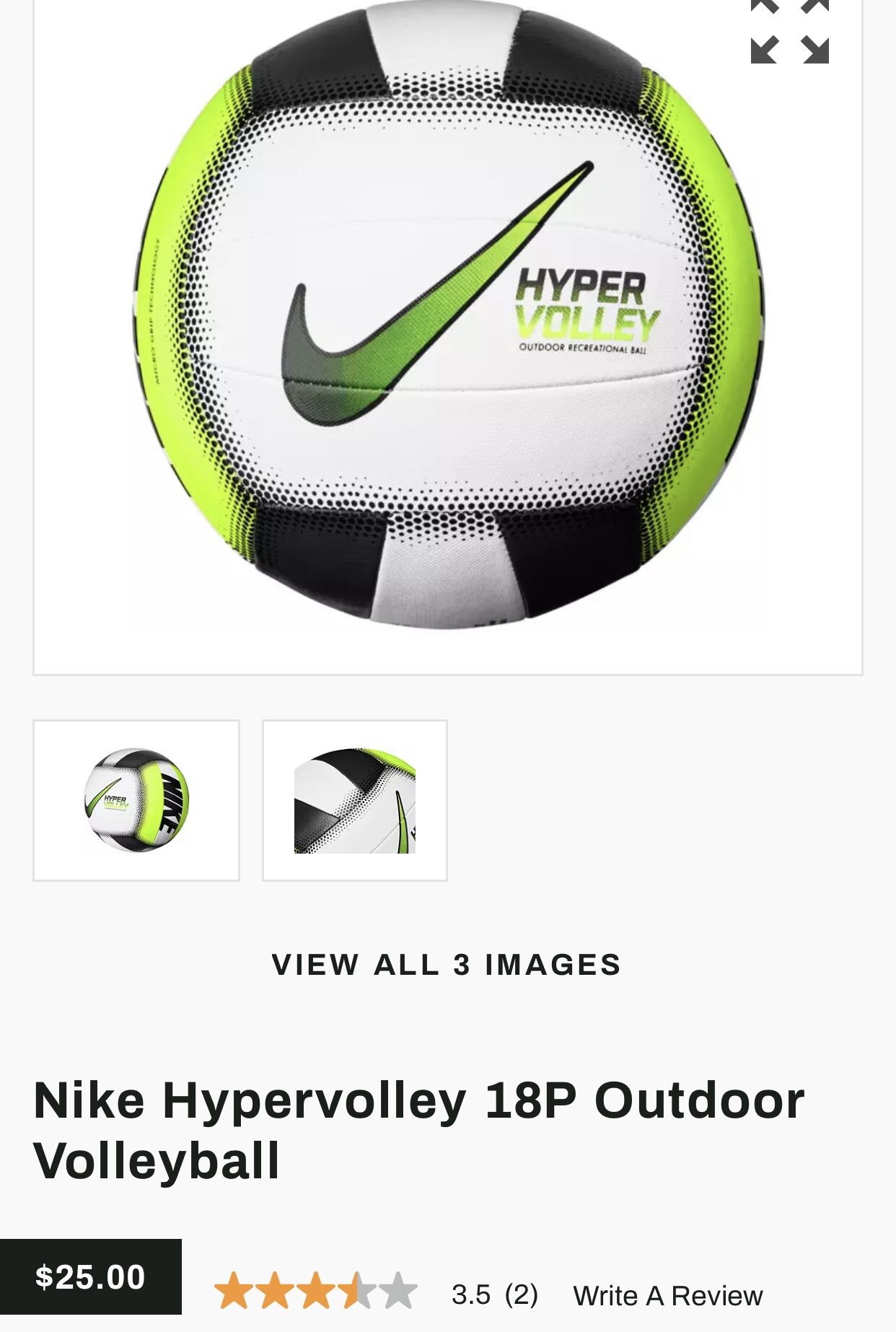 New Nike Hyper Volleyball