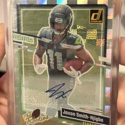 Jaxon Smith-Njigba Donruss The Rookies Auto /100