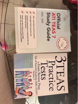 Official ATI teas practice book and practice test book