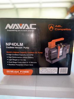 Cordless vacuum pump
