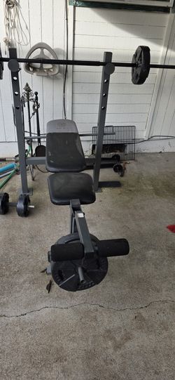 Weight Bench And Weights