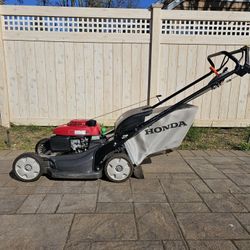 Honda 6.5hp Mower Rear Wheel Drive Variable Speed Self Propel Lawnmower With Blade Brake Mint Condition