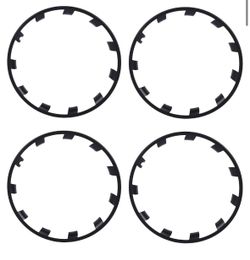 Tesla Model Y 21 Inch Rim Protector Rim, ABS Rim Wheel Caps Cover, Rim Protector for Tesla Model Y 2021 To 2024, Scratch Resistant, Hub Protection, De