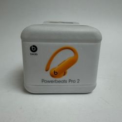 New Beats Powerbeats Pro 2 In-Ear Bluetooth Headphones Electric Orange MX743LL/A