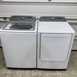 Samsung Xl Capacity Washer Dryer Set Electric 