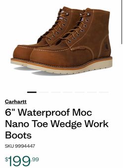 Carhartt Moc toe wedge boot